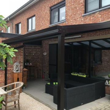 Veranda's -Decoroc zwartbruin- Broekstraat 4 - Tielrode 