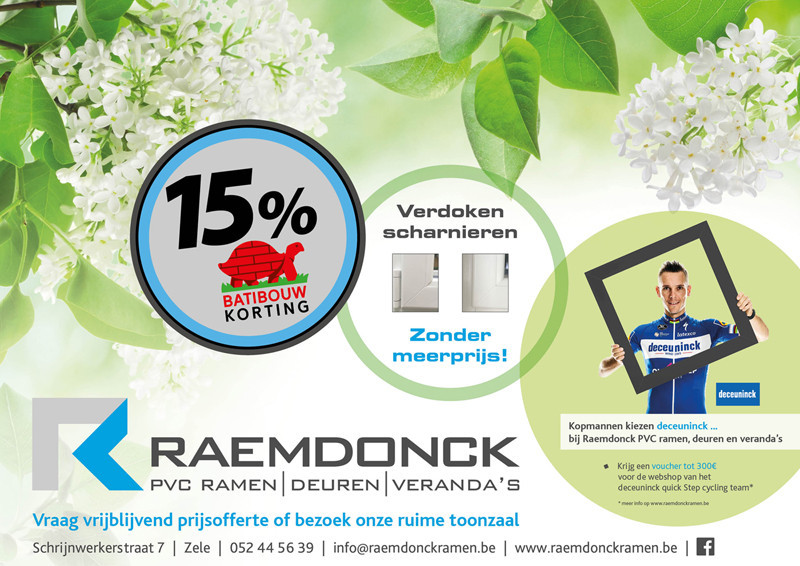 Raemdonckramen Batibouw Actie
